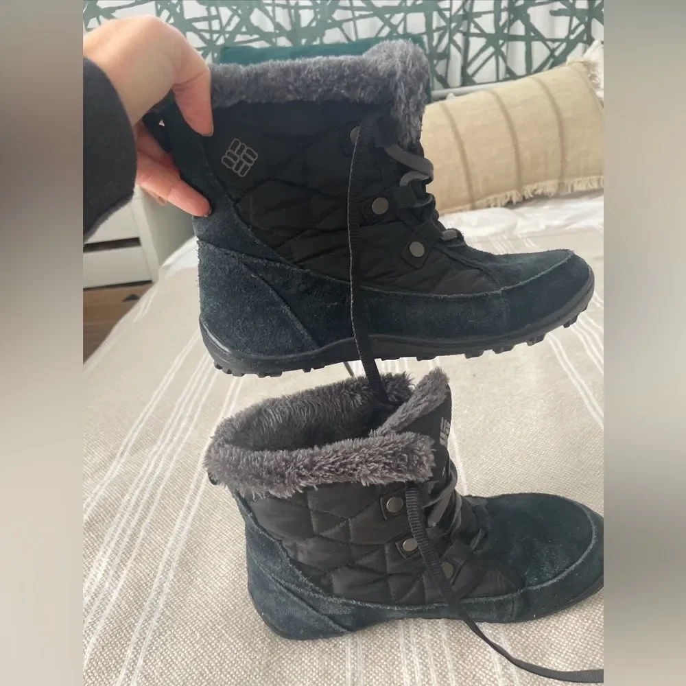 Columbia Women's Black 200 Grams Winter Boots size 7